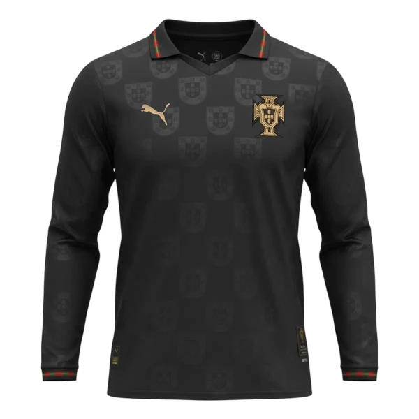 Maillot De Foot Portugal Black Panther 25/26 Manches Longues - Spécial