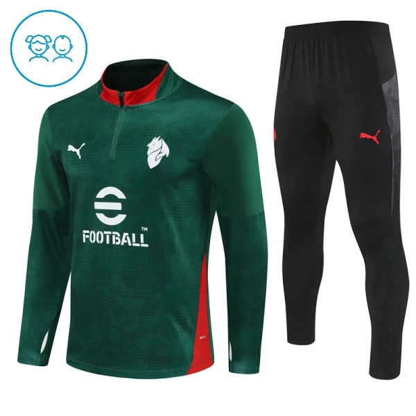Milan AC Enfant Kit de Sweat-shirt d’entraînement 25/26 Vert