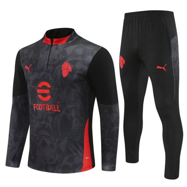 Milan AC Kit de Sweat-shirt d’entraînement 25/26 Noir