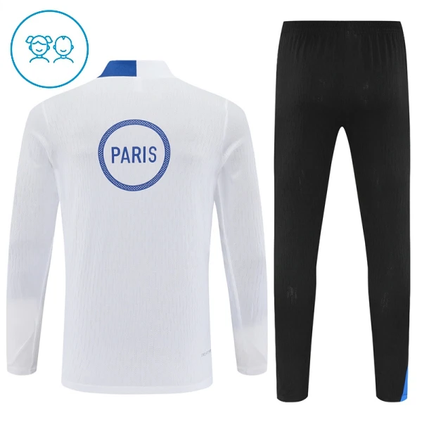 Paris Saint-Germain Enfant Kit de Sweat-shirt d’entraînement 25/26 Blanc