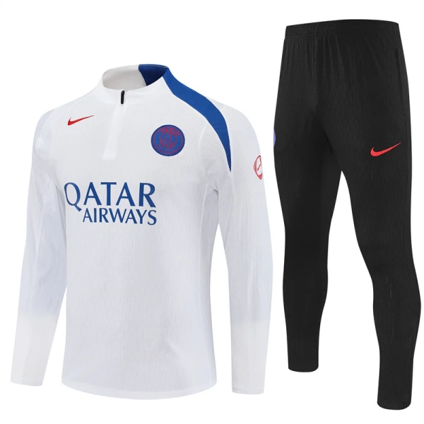 Paris Saint-Germain Kit de Sweat-shirt d’entraînement 25/26 Blanc