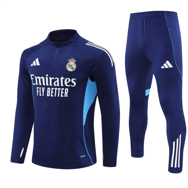 Real Madrid Kit de Sweat-shirt d’entraînement 25/26 Navy Real Madrid Kit de Sweat-shirt d’entraînement 25/26 Navy