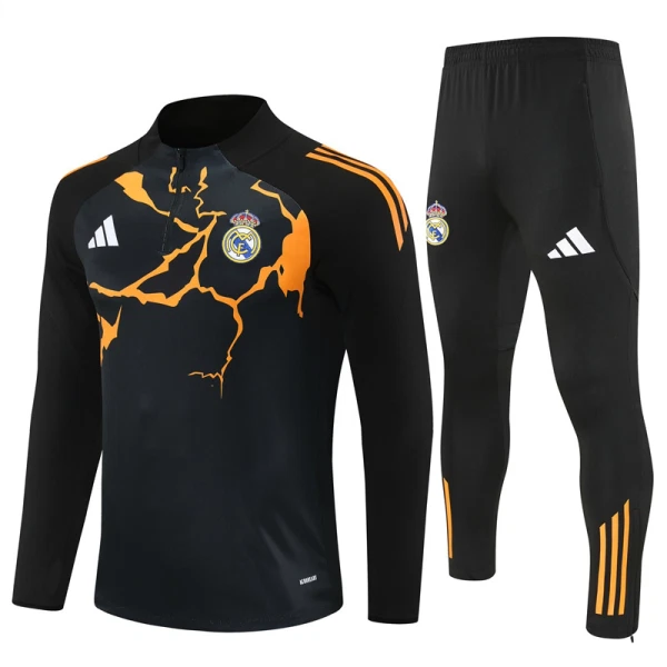 Real Madrid Kit de Sweat-shirt d’entraînement 25/26 Noir