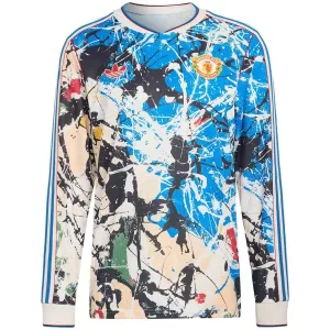 Maillot De Foot Manchester United Stone Roses 25/26 Manches Longues - Spécial