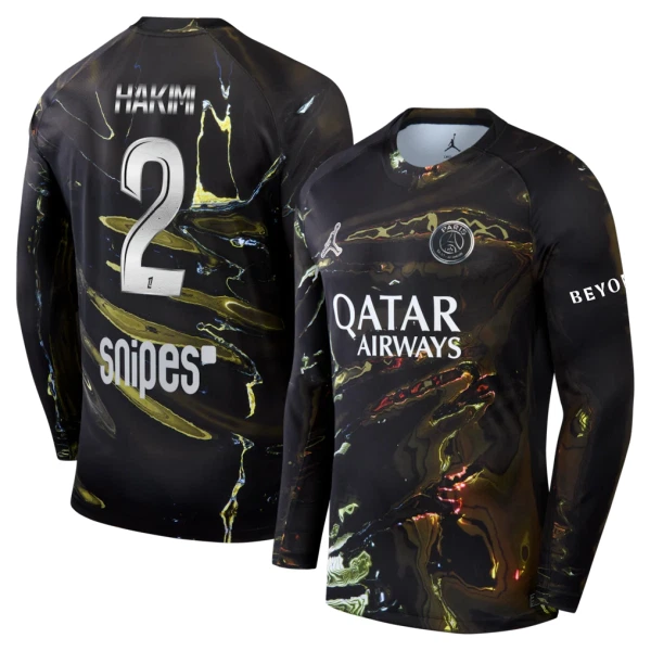 Maillot De Foot Paris Saint-Germain Achraf Hakimi 2 Night 25/26 Manches Longues