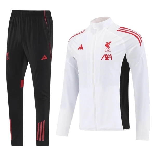 Liverpool Ensemble Vestes d'Entraînement 25/26 Blanc