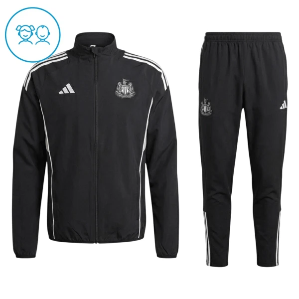 Newcastle United Enfant Ensemble Vestes d'Entraînement 25/26 Noir