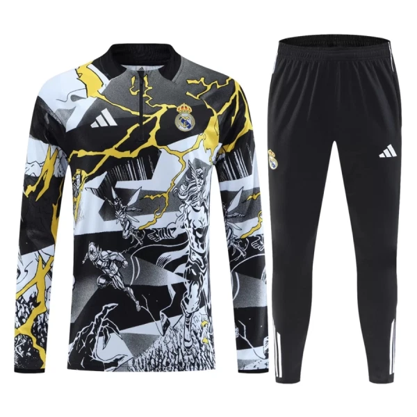 Real Madrid Marvel Kit de Sweat-shirt d’entraînement 26/27 Noir