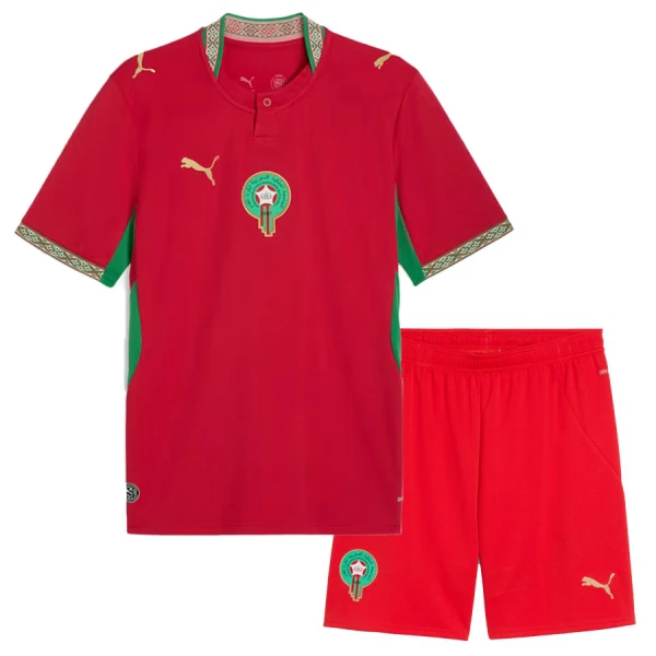Kit De Football Maroc Enfant Domicile Coupe du Monde 2026