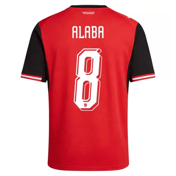 Maillot De Foot Autriche David Alaba 8 Domicile Coupe du Monde 2026