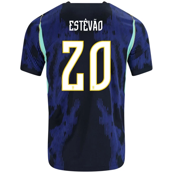 Maillot De Foot Brésil Estevao 20 Extérieur Coupe du Monde 2026