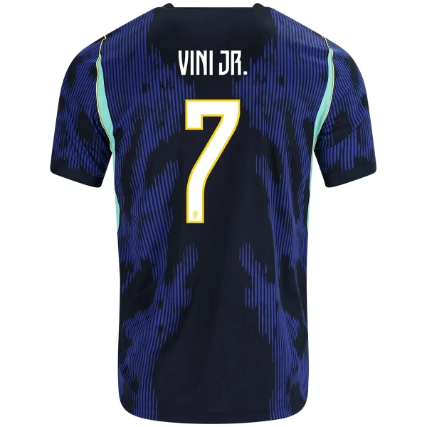 Maillot De Foot Brésil Vinicius Junior 7 Extérieur Coupe du Monde 2026