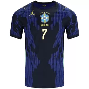 Maillot De Foot Brésil Vinicius Junior 7 Extérieur Coupe du Monde 2026