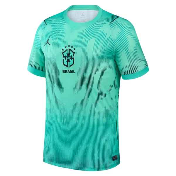 Maillot De Foot Gardien Brésil Extérieur Coupe du Monde 2026 Vert