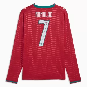 Maillot De Foot Portugal Cristiano Ronaldo 7 Domicile Coupe du Monde 2026 Manches Longues