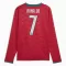 Maillot De Foot Portugal Cristiano Ronaldo 7 Domicile Coupe du Monde 2026 Manches Longues