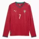 Maillot De Foot Portugal Cristiano Ronaldo 7 Domicile Coupe du Monde 2026 Manches Longues