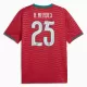 Maillot De Foot Portugal Nuno Mendes 25 Domicile Coupe du Monde 2026