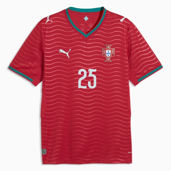 Maillot De Foot Portugal Nuno Mendes 25 Domicile Coupe du Monde 2026