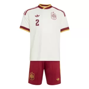 Kit De Football Espagne Carvajal 2 Enfant Extérieur Coupe du Monde 2026