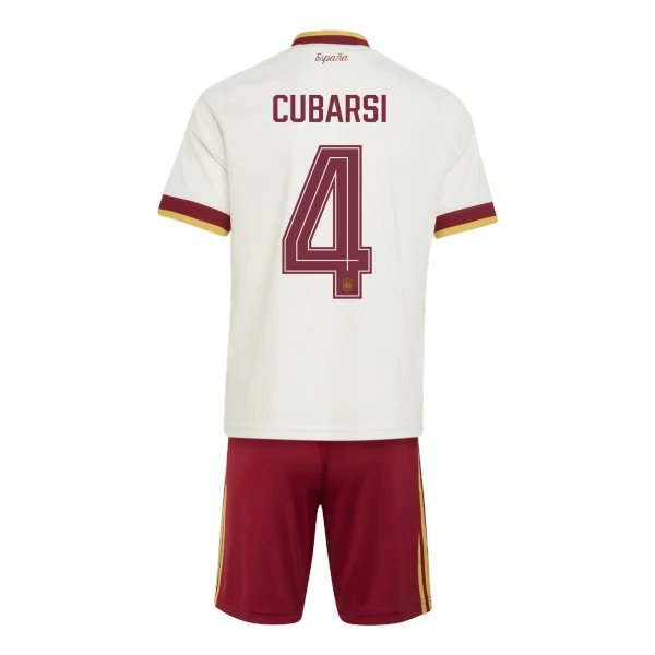 Kit De Football Espagne Cubarsi 4 Enfant Extérieur Coupe du Monde 2026