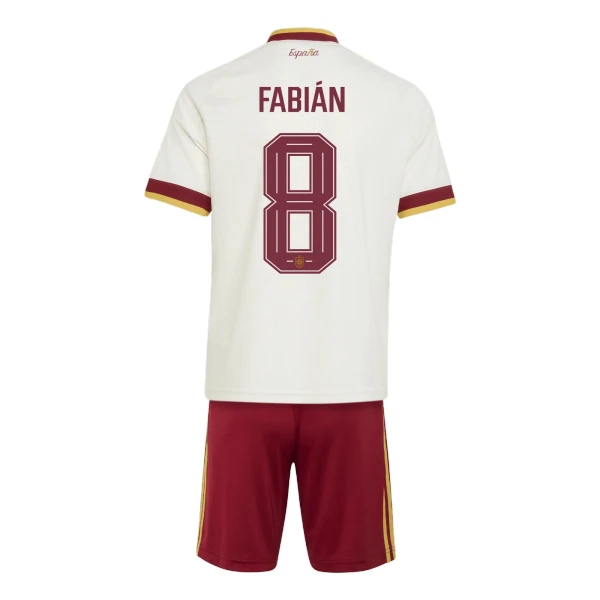 Kit De Football Espagne Fabian Ruiz 8 Enfant Extérieur Coupe du Monde 2026 Kit De Football Espagne Fabian Ruiz 8 Enfant Extérieur Coupe du Monde 2026
