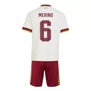 Kit De Football Espagne Merino 6 Enfant Extérieur Coupe du Monde 2026