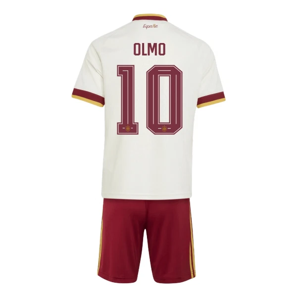Kit De Football Espagne Olmo 10 Enfant Extérieur Coupe du Monde 2026