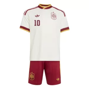 Kit De Football Espagne Olmo 10 Enfant Extérieur Coupe du Monde 2026
