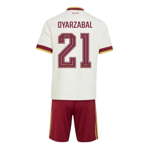 Kit De Football Espagne Oyarzabal 21 Enfant Extérieur Coupe du Monde 2026