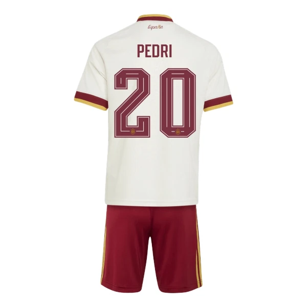 Kit De Football Espagne Pedri 20 Enfant Extérieur Coupe du Monde 2026