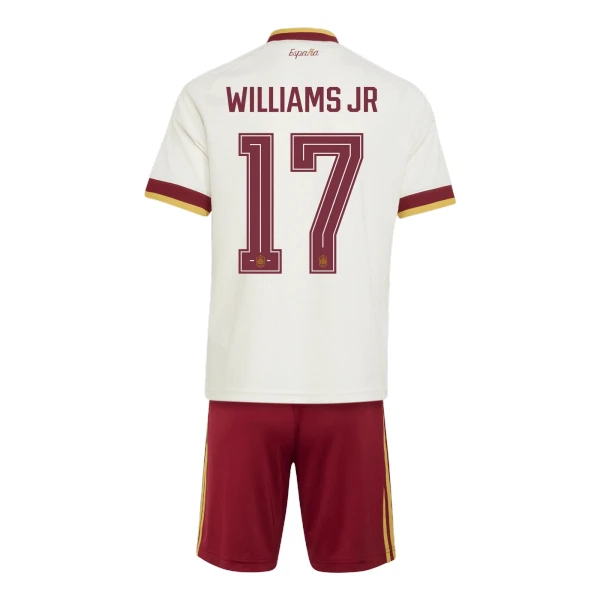 Kit De Football Espagne Williams JR 17 Enfant Extérieur Coupe du Monde 2026