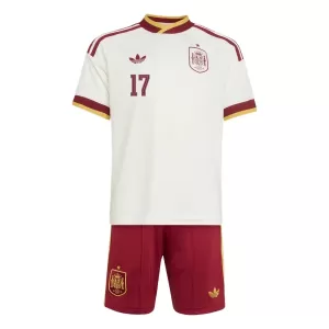 Kit De Football Espagne Williams JR 17 Enfant Extérieur Coupe du Monde 2026