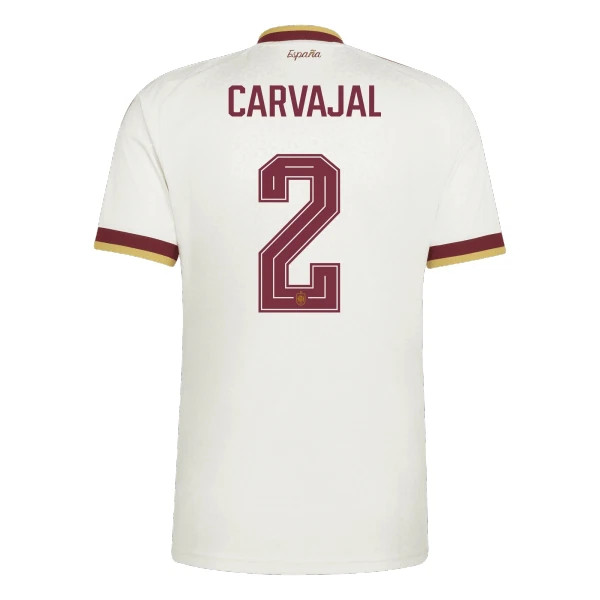Maillot De Foot Espagne Carvajal 2 Extérieur Coupe du Monde 2026