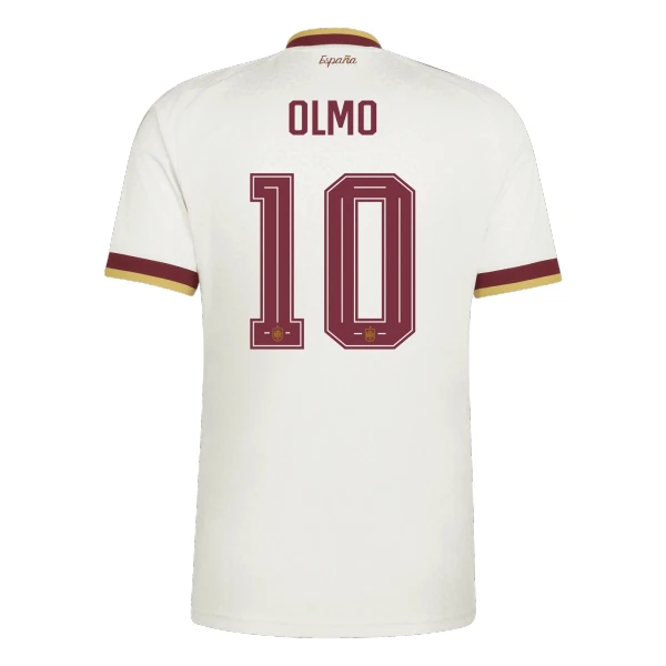Maillot De Foot Espagne Olmo 10 Extérieur Coupe du Monde 2026