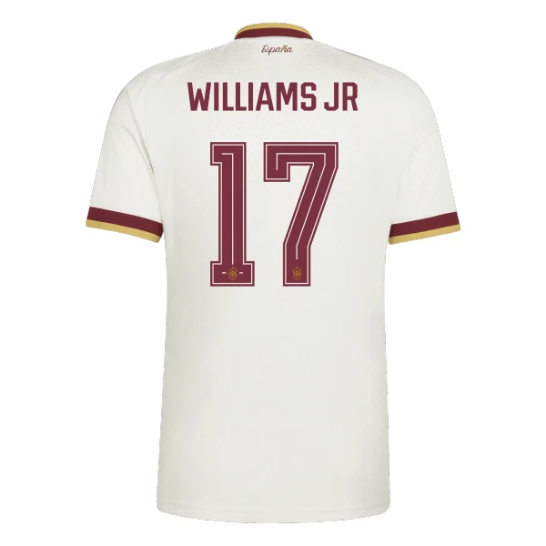 Maillot De Foot Espagne Williams JR 17 Extérieur Coupe du Monde 2026