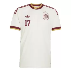 Maillot De Foot Espagne Williams JR 17 Extérieur Coupe du Monde 2026