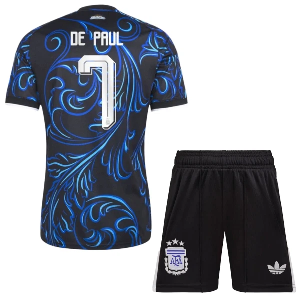 Kit De Football Argentine Rodrigo de Paul 7 Enfant Extérieur Coupe du Monde 2026 Kit De Football Argentine Rodrigo de Paul 7 Enfant Extérieur Coupe du Monde 2026