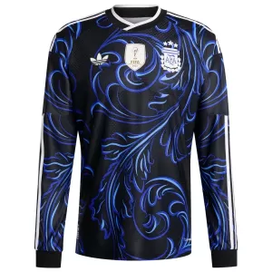 Maillot De Foot Argentine Extérieur Coupe du Monde 2026 Manches Longues