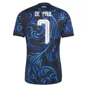 Maillot De Foot Argentine Rodrigo de Paul 7 Extérieur Coupe du Monde 2026
