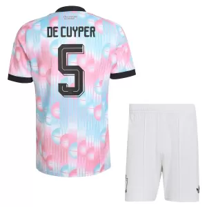 Kit De Football Belgique De Cuyper 5 Enfant Extérieur Coupe du Monde 2026