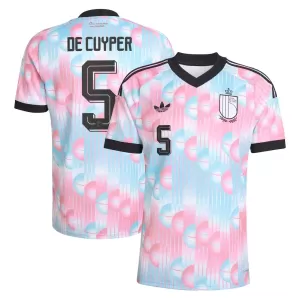 Maillot De Foot Belgique De Cuyper 5 Extérieur Coupe du Monde 2026