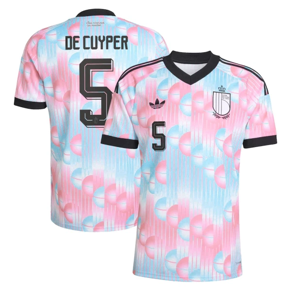 Maillot De Foot Belgique De Cuyper 5 Extérieur Coupe du Monde 2026 Maillot De Foot Belgique De Cuyper 5 Extérieur Coupe du Monde 2026