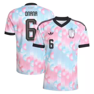 Maillot De Foot Belgique Onana 6 Extérieur Coupe du Monde 2026