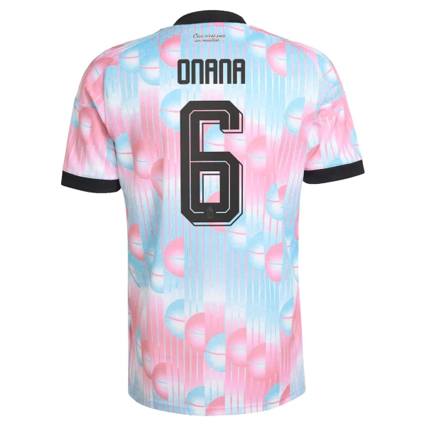 Maillot De Foot Belgique Onana 6 Extérieur Coupe du Monde 2026
