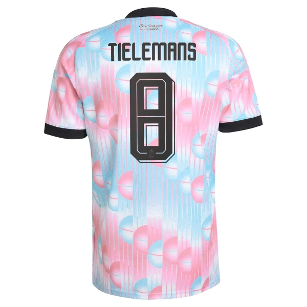 Maillot De Foot Belgique Tielemans 8 Extérieur Coupe du Monde 2026
