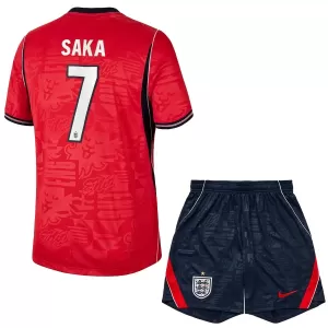 Kit De Football Angleterre Bukayo Saka 7 Enfant Extérieur Coupe du Monde 2026