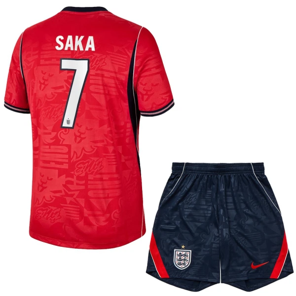 Kit De Football Angleterre Bukayo Saka 7 Enfant Extérieur Coupe du Monde 2026