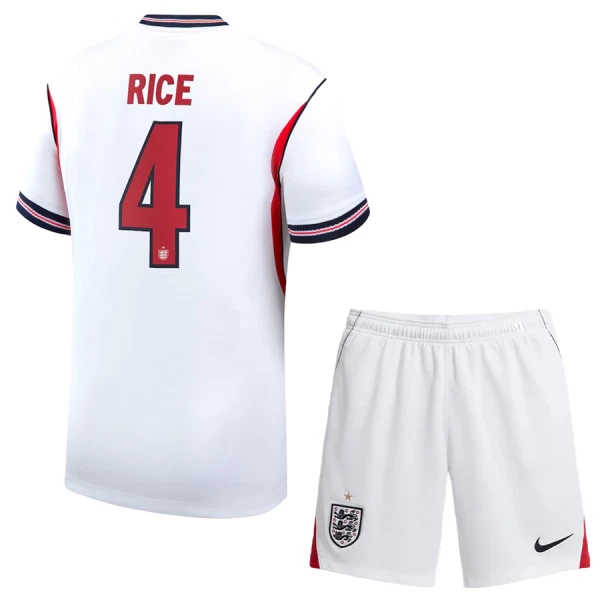Kit De Football Angleterre Declan Rice 4 Enfant Domicile Coupe du Monde 2026