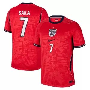 Maillot De Foot Angleterre Bukayo Saka 7 Extérieur Coupe du Monde 2026
